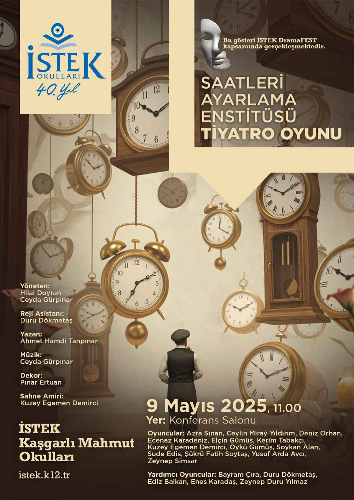 İstek Özel Kaşgarlı Mahmut Anadolu Fen Lisesi ''Saatleri Ayarlama Enstitüsü''