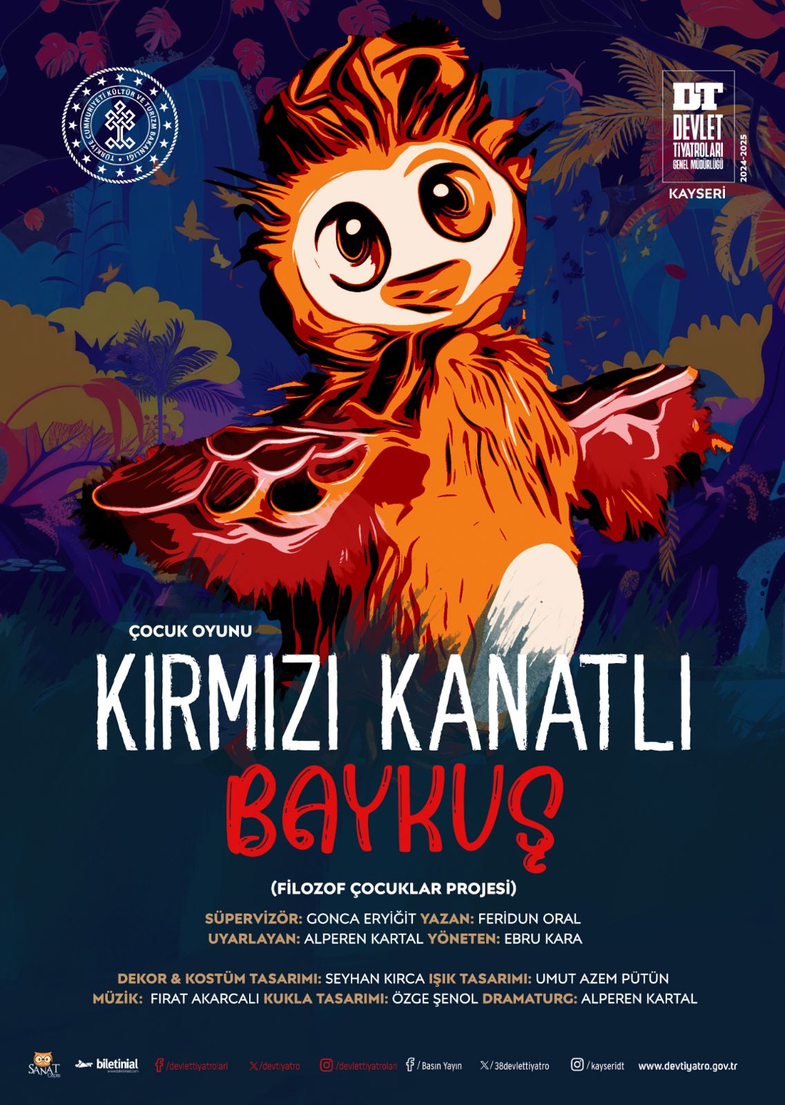 KIRMIZI KANATLI BAYKUŞ (Filozof Çocuklar Projesi)