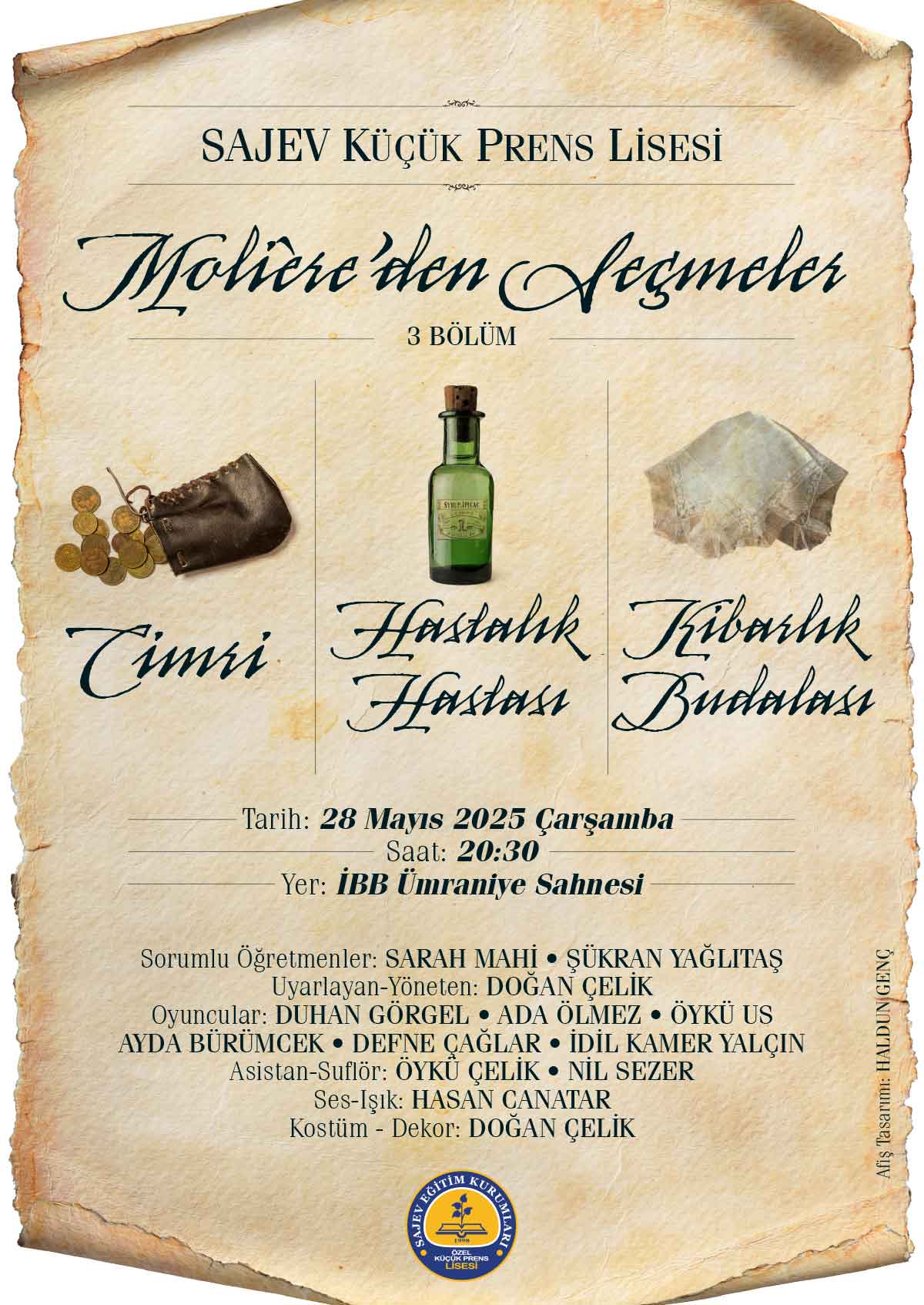 SAJEV Küçük Prens Lisesi ''Moliere'den Çeşitlemeler''