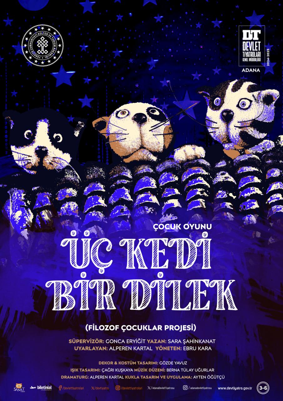 ÜÇ KEDİ BİR DİLEK  (Filozof Çocuklar Projesi)