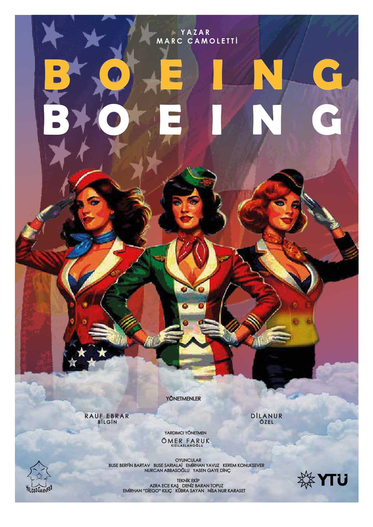 Yıldız Teknik Ünivertisesi Yıldız Sahnesi ''BOEING BOEING''